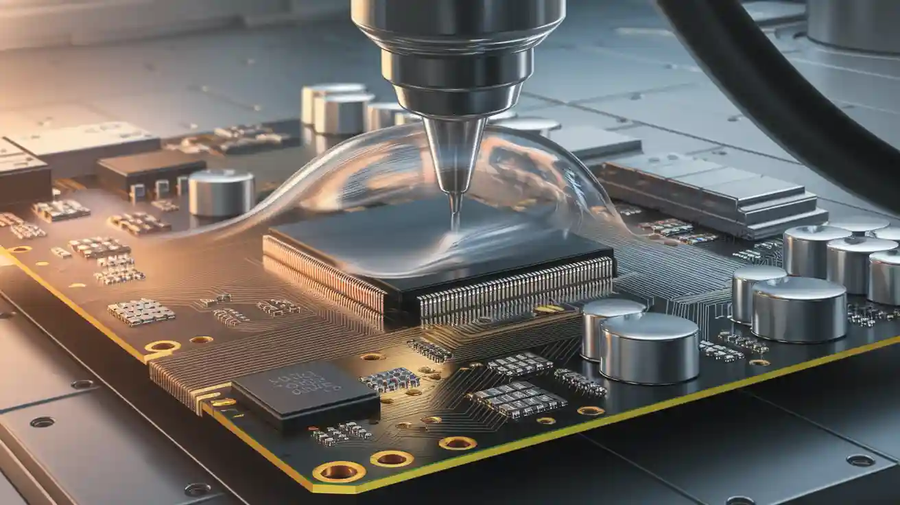 Maisiúchán miotail 3D, bó dhonn le croí ar a mhullach ar chúlra gorm.., image size:1312x736