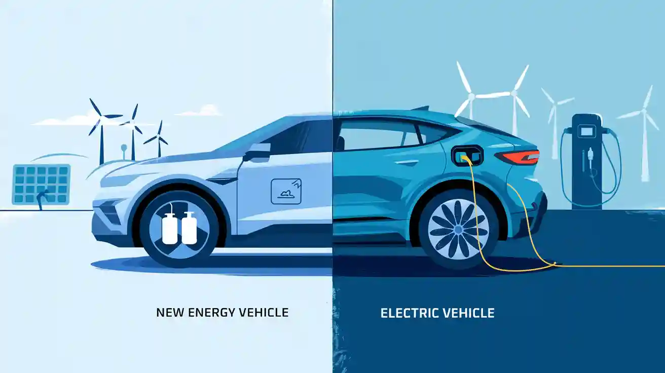 Vehicule cu energie nouă vs. vehicule electrice