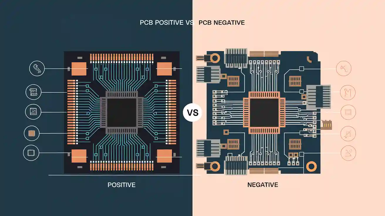 PCB positiv vs. PCB negativ