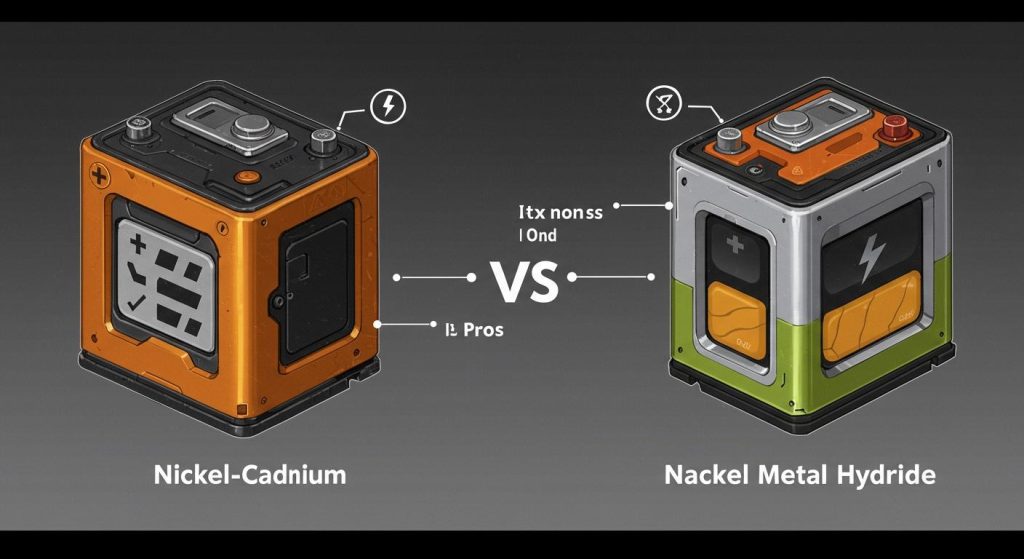 Confronto tra le tecnologie delle batterie al nichel-cadmio e al nichel-metallo idruro