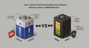 Perbedaan Biaya, Keamanan, dan Desain Antara Baterai Lithium dan NiMH