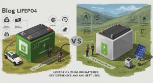 Perbedaan Utama dan Kegunaan Terbaik Baterai LiFePO4 vs. Baterai Lithium-Ion