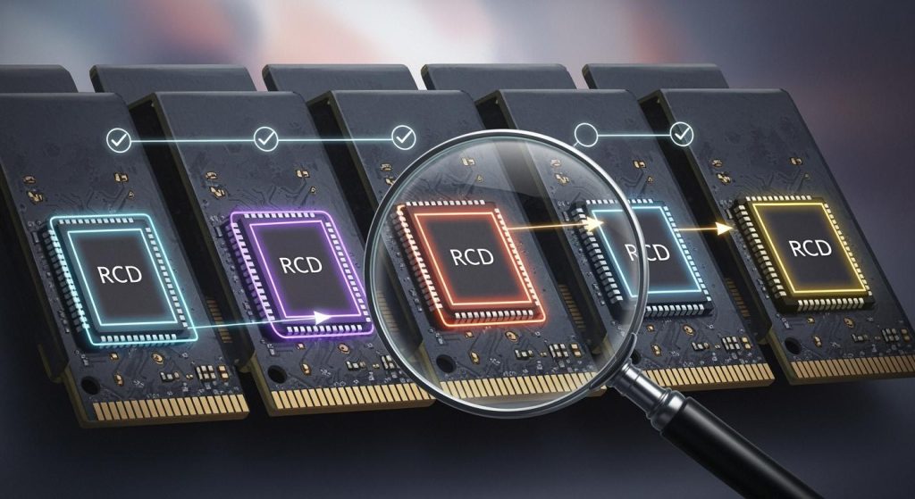 Membandingkan berbagai chip RCD untuk modul memori DDR5.