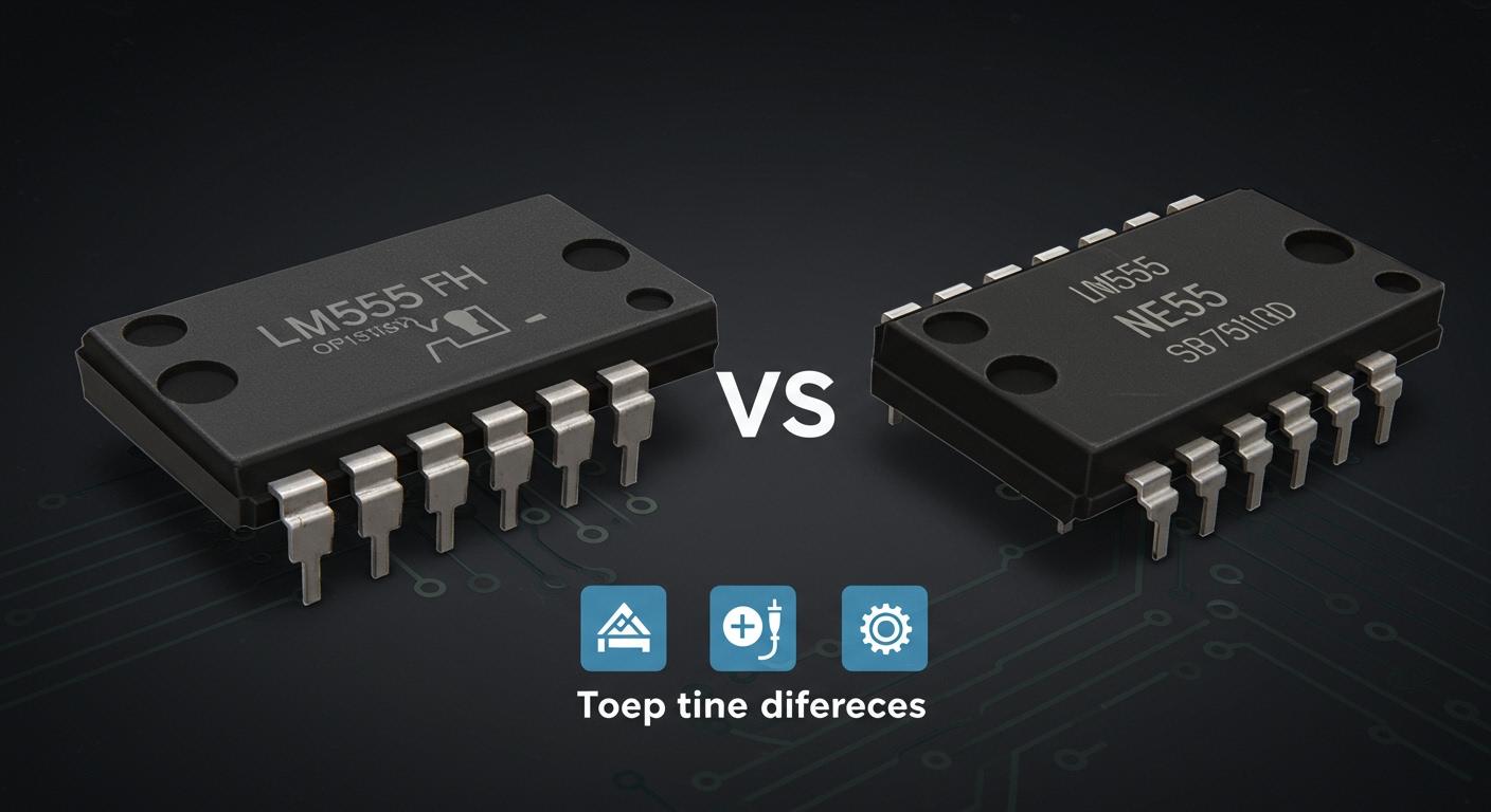 LM555 vs NE555: le 3 principali differenze che dovresti conoscere