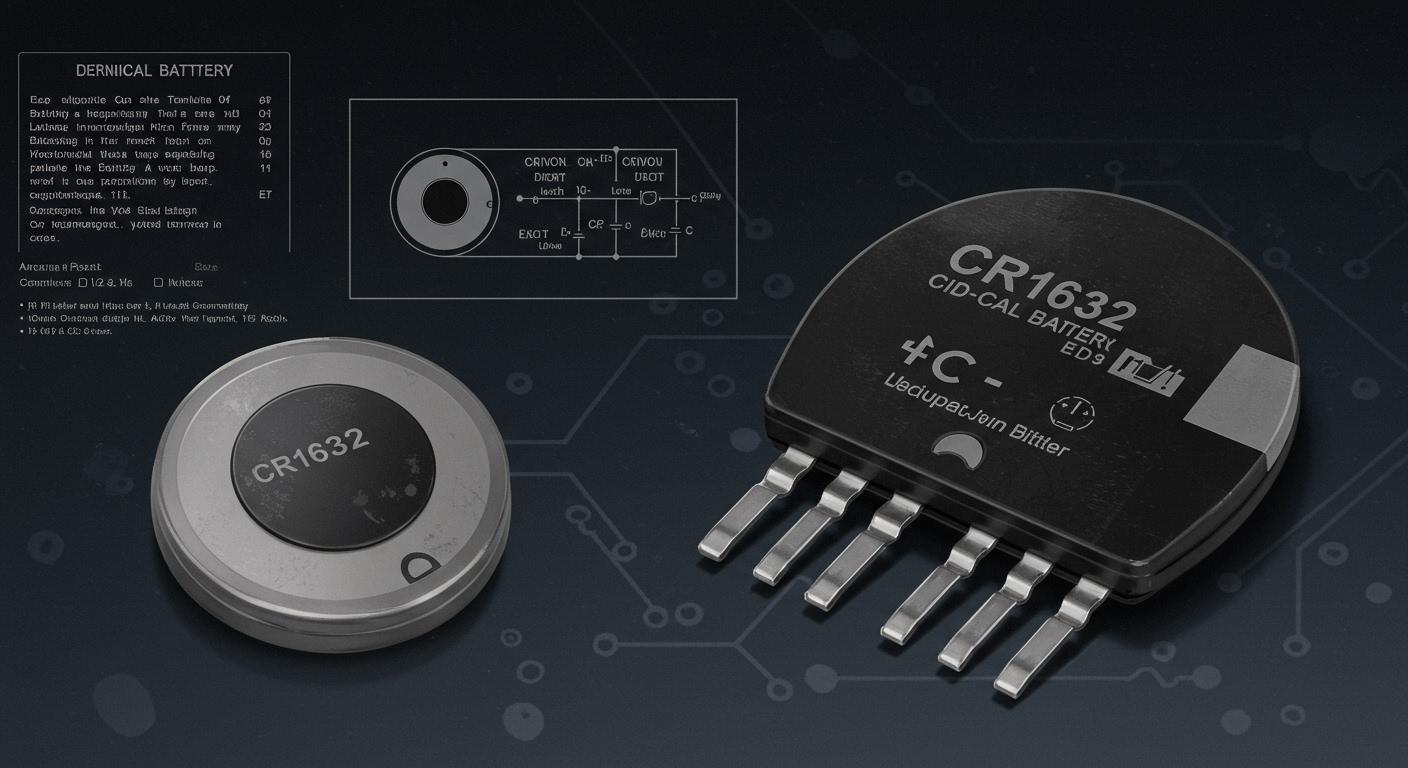 CR1632 배터리: 동등품, 핀아웃 데이터시트 및 기타 정보 - Wonderful PCB