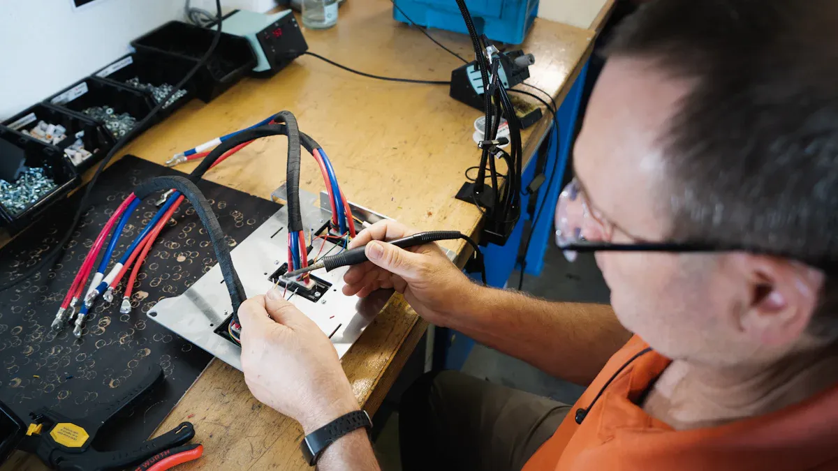 Proceso de aplicación de máscara de soldadura