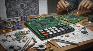 Die Entwicklung und Herstellung von elektronischen Taschenrechnern