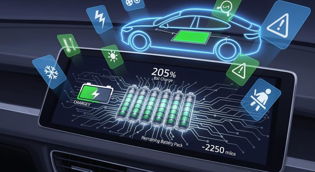 Sistema de gerenciamento de bateria em veículos elétricos