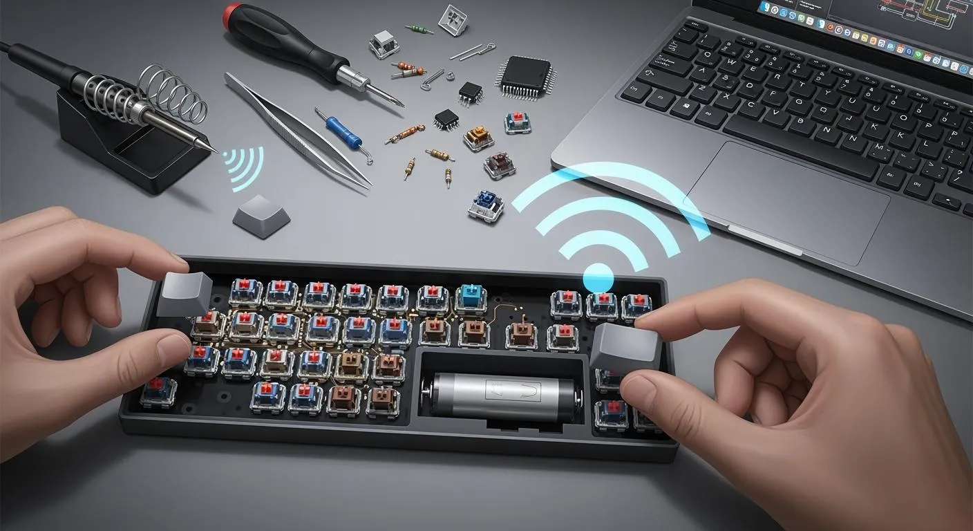 무선 키보드의 설계 및 제조