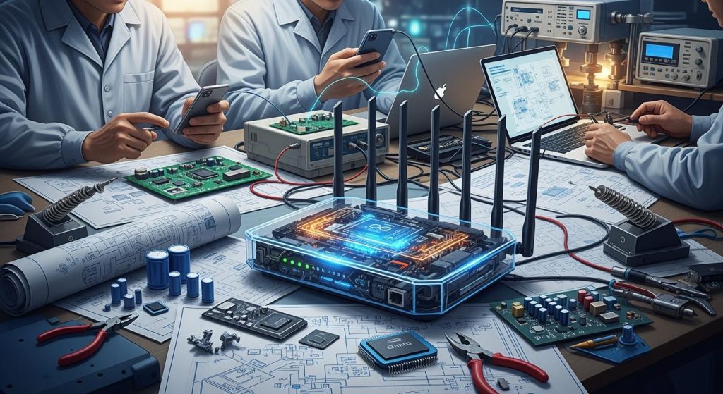 Progettazione e produzione di router wireless 4G/5G