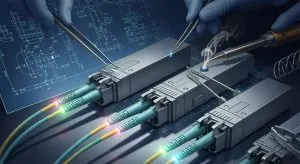 Design och tillverkning av fiberoptiska sändtagare