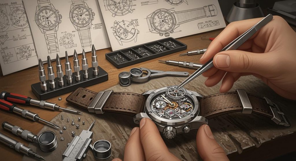 스포츠 시계의 설계 및 제조