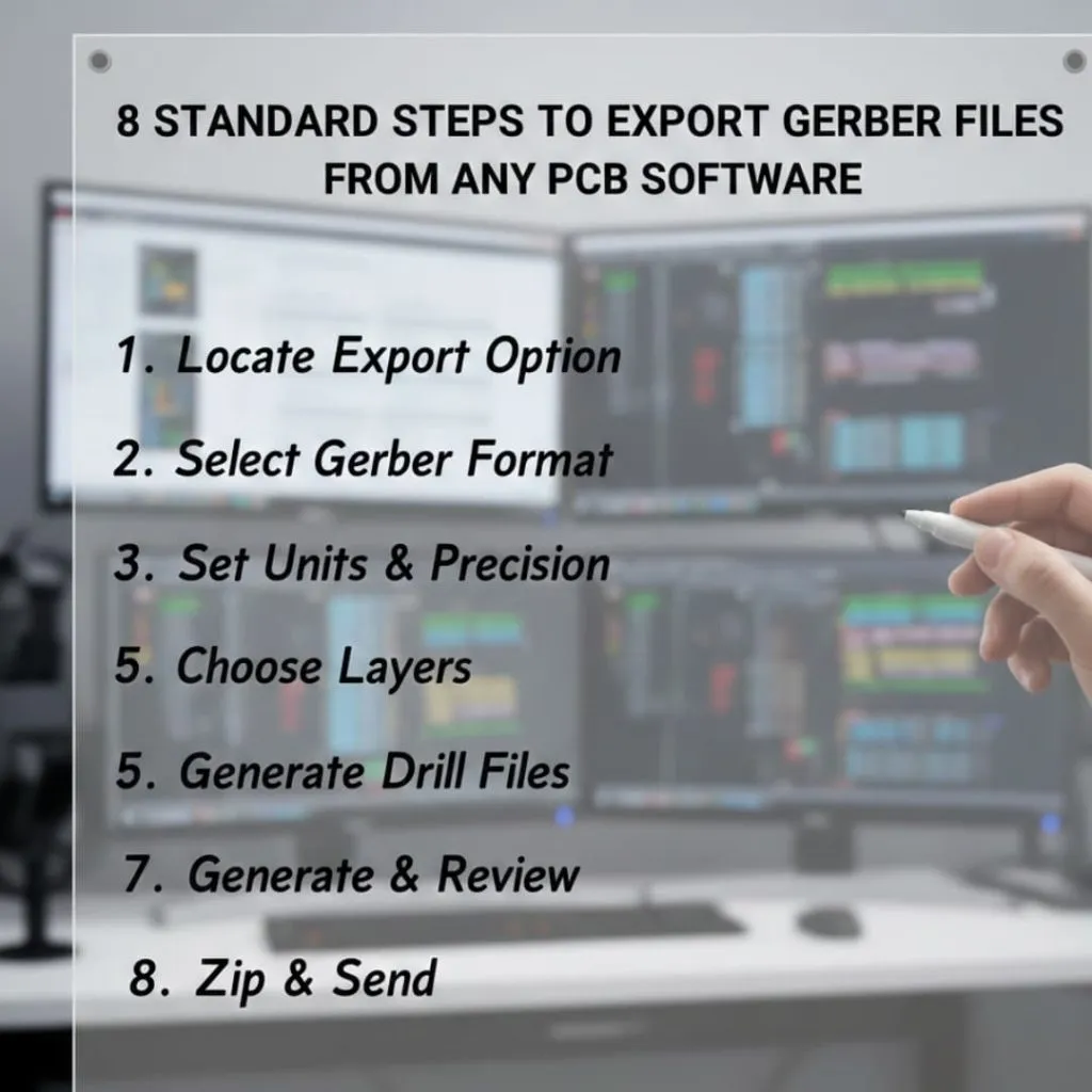 8 trin til at eksportere Gerber-filer fra PCB-software