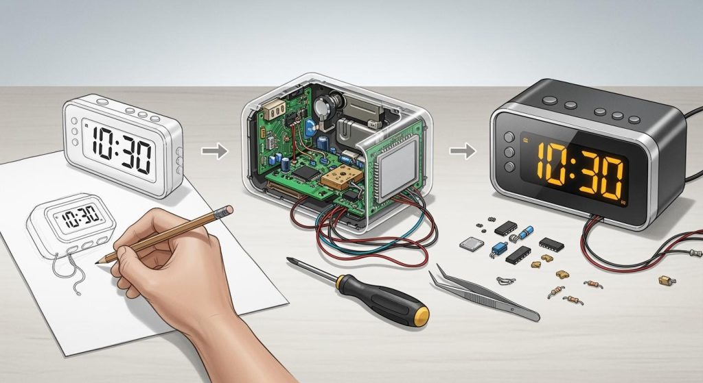 Vom Konzept zur Produktion: Wie elektronische Wecker hergestellt werden