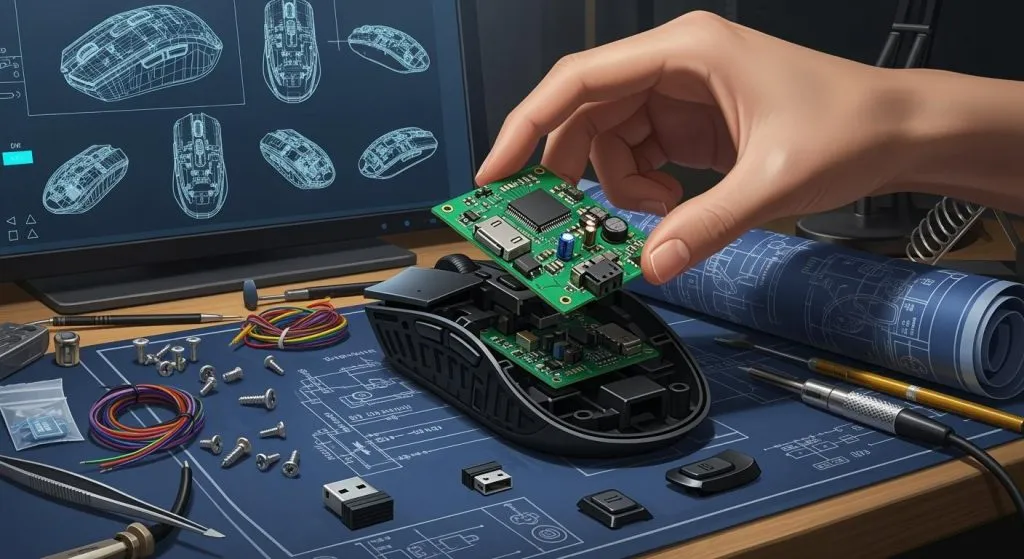 Desain dan pembuatan mouse nirkabel