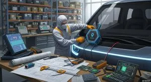 ການອອກແບບ ແລະ ການຜະລິດເຄື່ອງຊອກຫາຕຳແໜ່ງທີ່ຕິດຕັ້ງໃນຍານພາຫະນະ