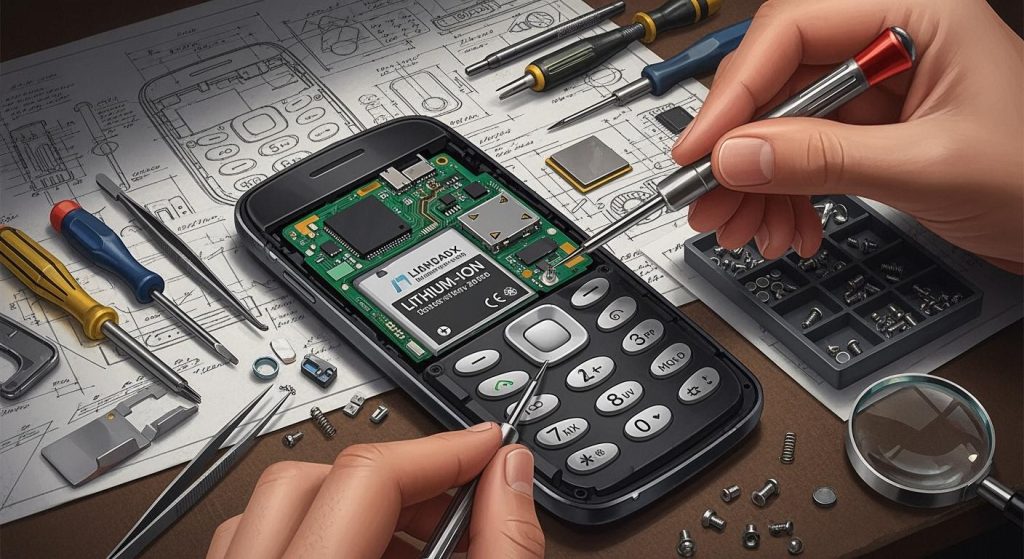 フィーチャーフォンの設計と製造