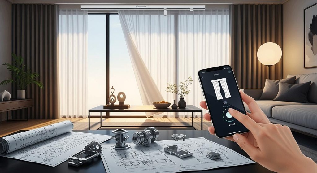 Проектирование и производство электроприводов для интеллектуальных штор