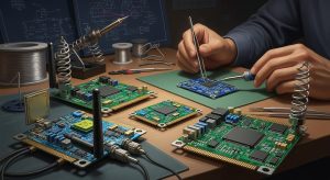 تصميم وتصنيع وحدات الإرسال اللاسلكي