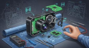 تصميم وتصنيع كاميرات الواي فاي