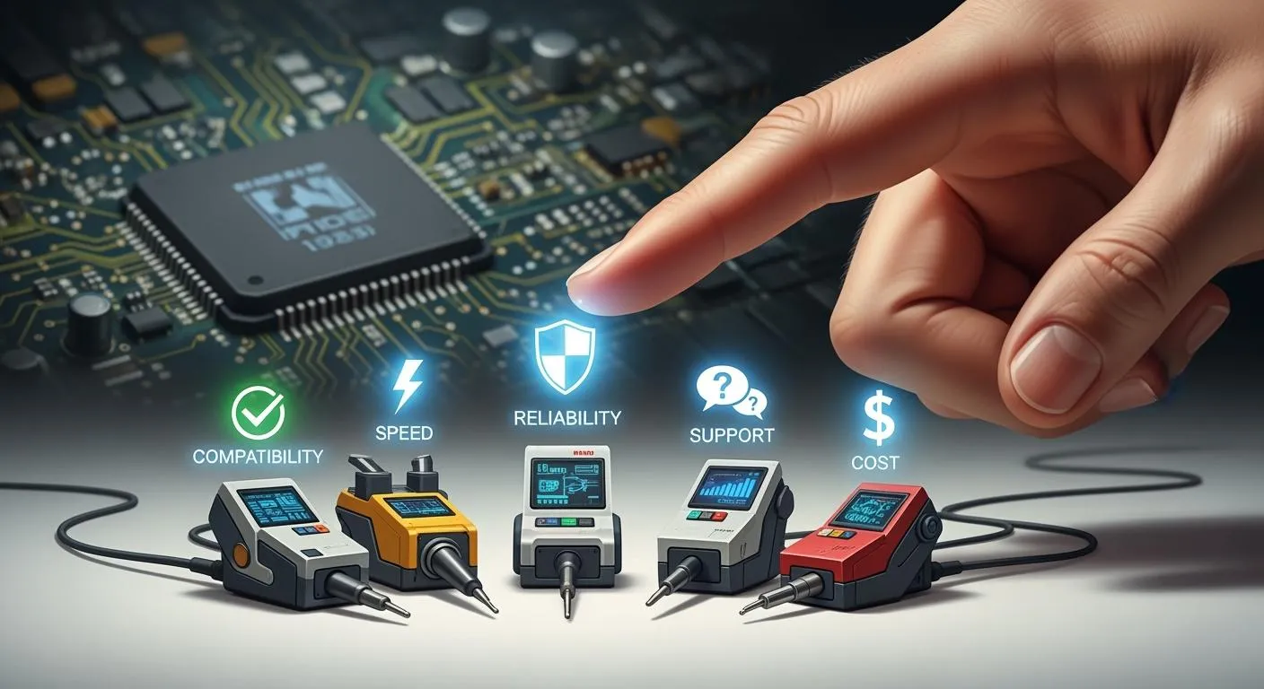 JTAG கருவிகளைத் தேர்ந்தெடுக்கும்போது ஐந்து அத்தியாவசிய காரணிகள்