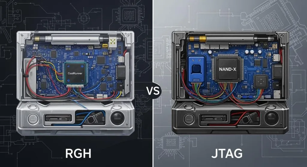 RGH ضد JTAG