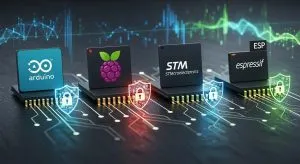 Merek Mikrokontroler Top sareng Fitur Kaamananna Dibandingkeun