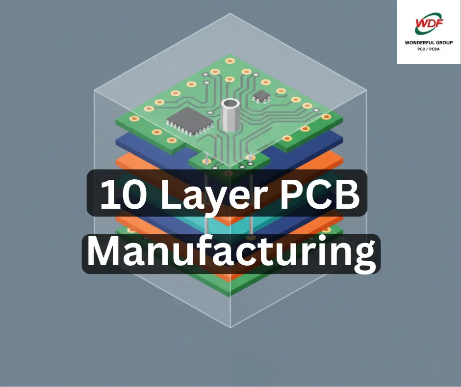 Lapisan Pcb Pembuatan PCB 10 Lapisan - Wonderful PCB