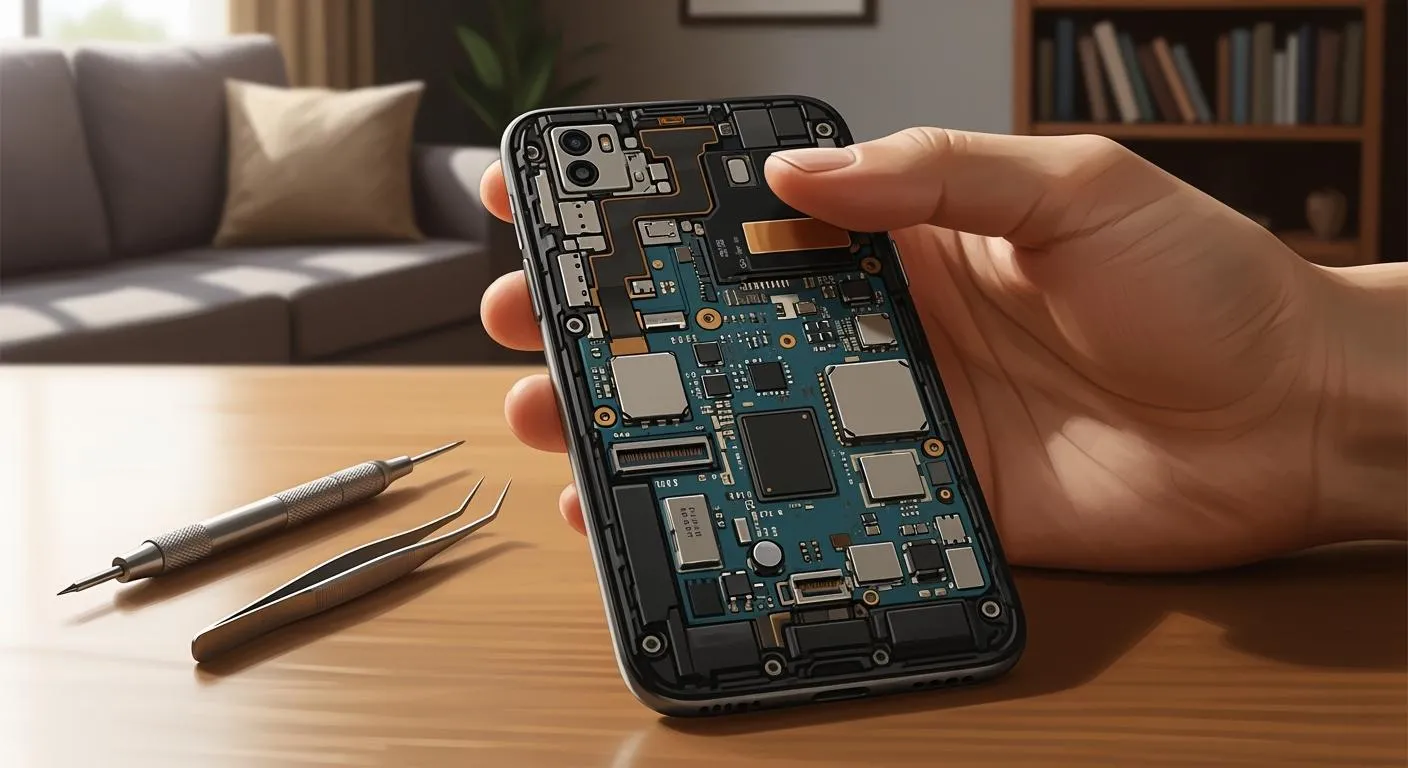 Si ta zëvendësoni në mënyrë të sigurt një motherboard të telefonit celular në shtëpi