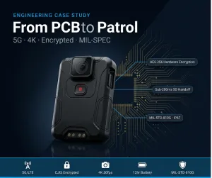 5G body worn camera