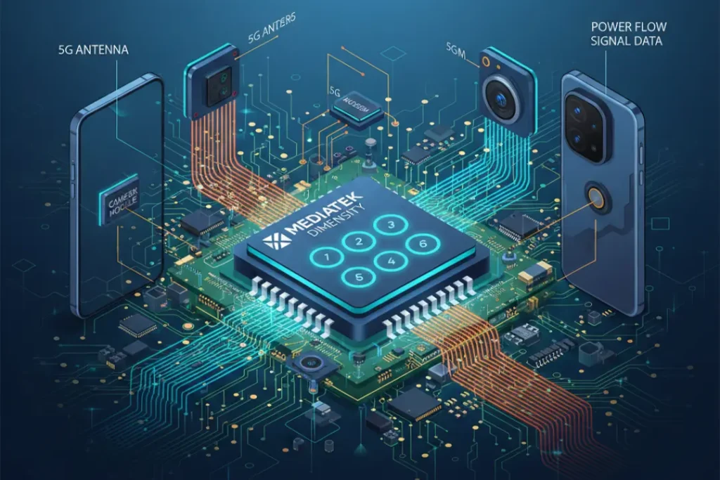 Intégration de la puce MediaTek Dimensity