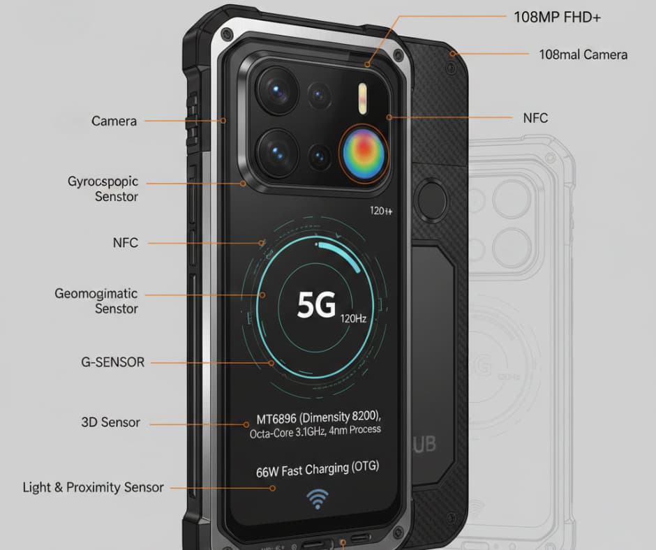 Configurations de smartphones robustes 5G