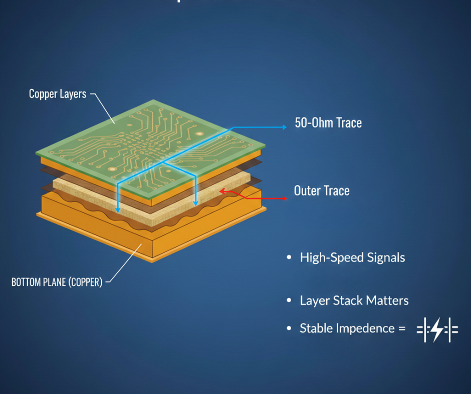 Impedance Control in 10 layer pcb