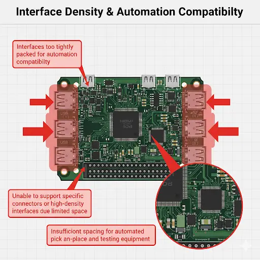 Schnittstellendichte und Automatisierungskompatibilität