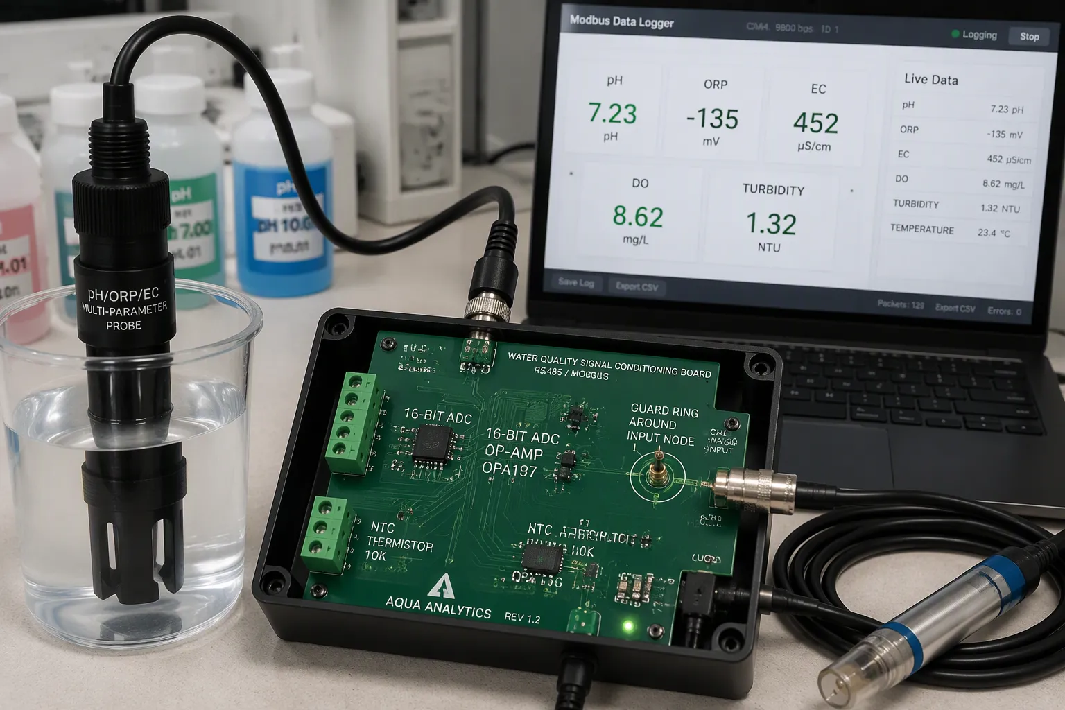 Water Quality Monitoring Front Ends