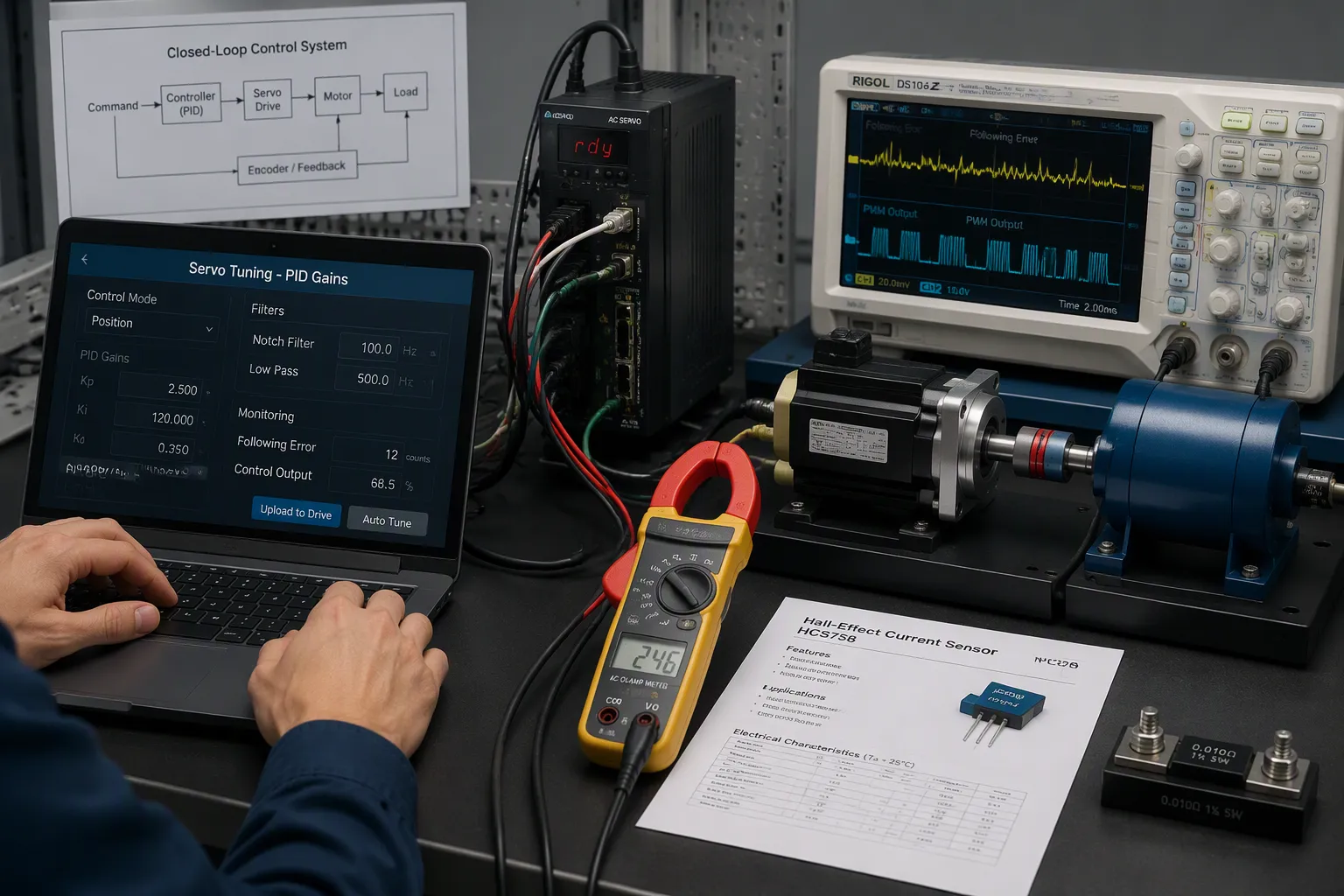 Closed-Loop Control in the Servo Drive
