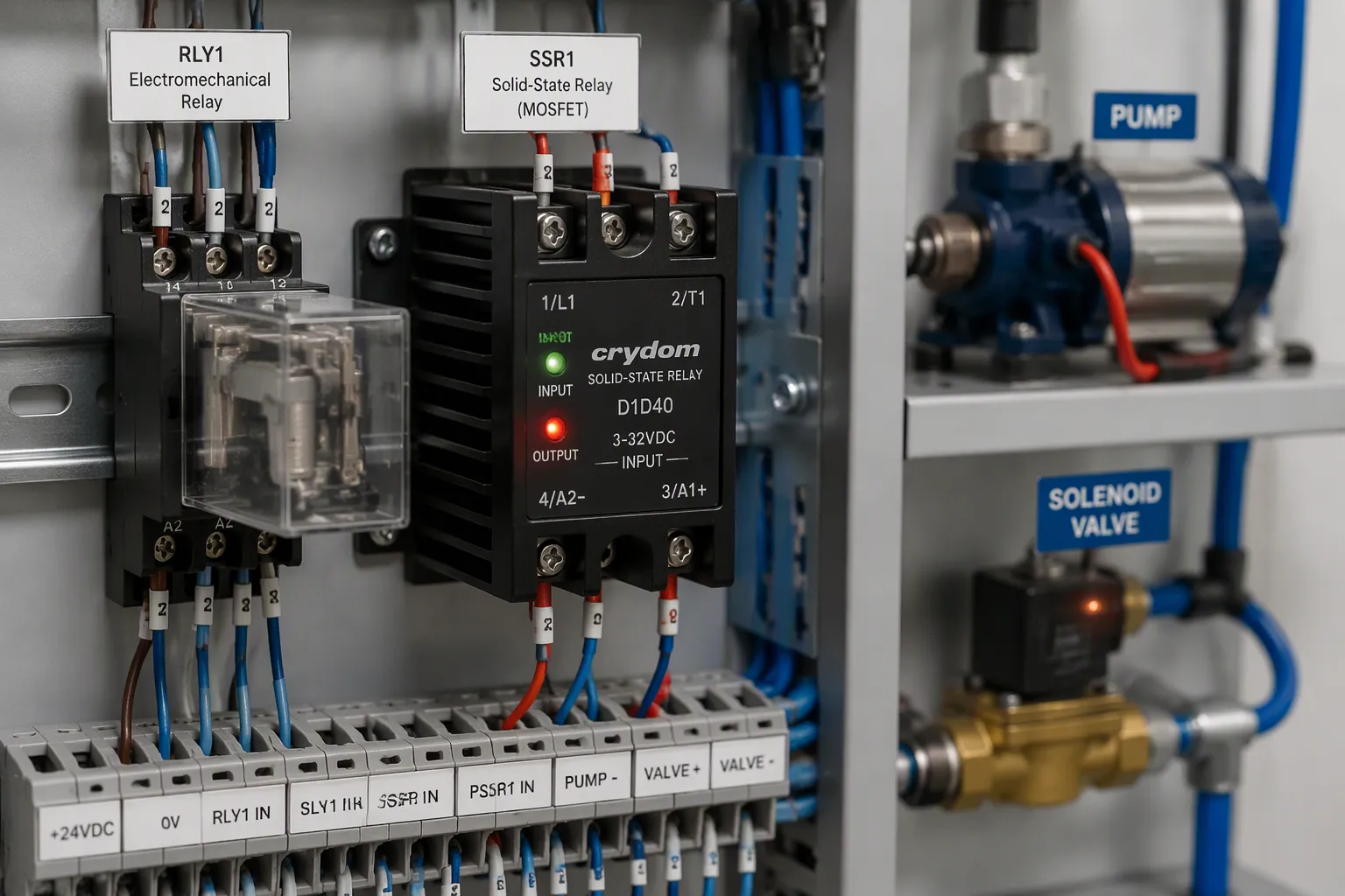 Driving Pumps and Solenoid Valves