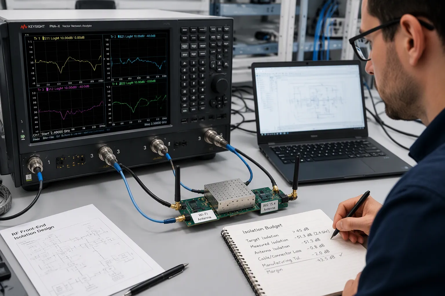 Antenna Isolation and RF Front-End Design