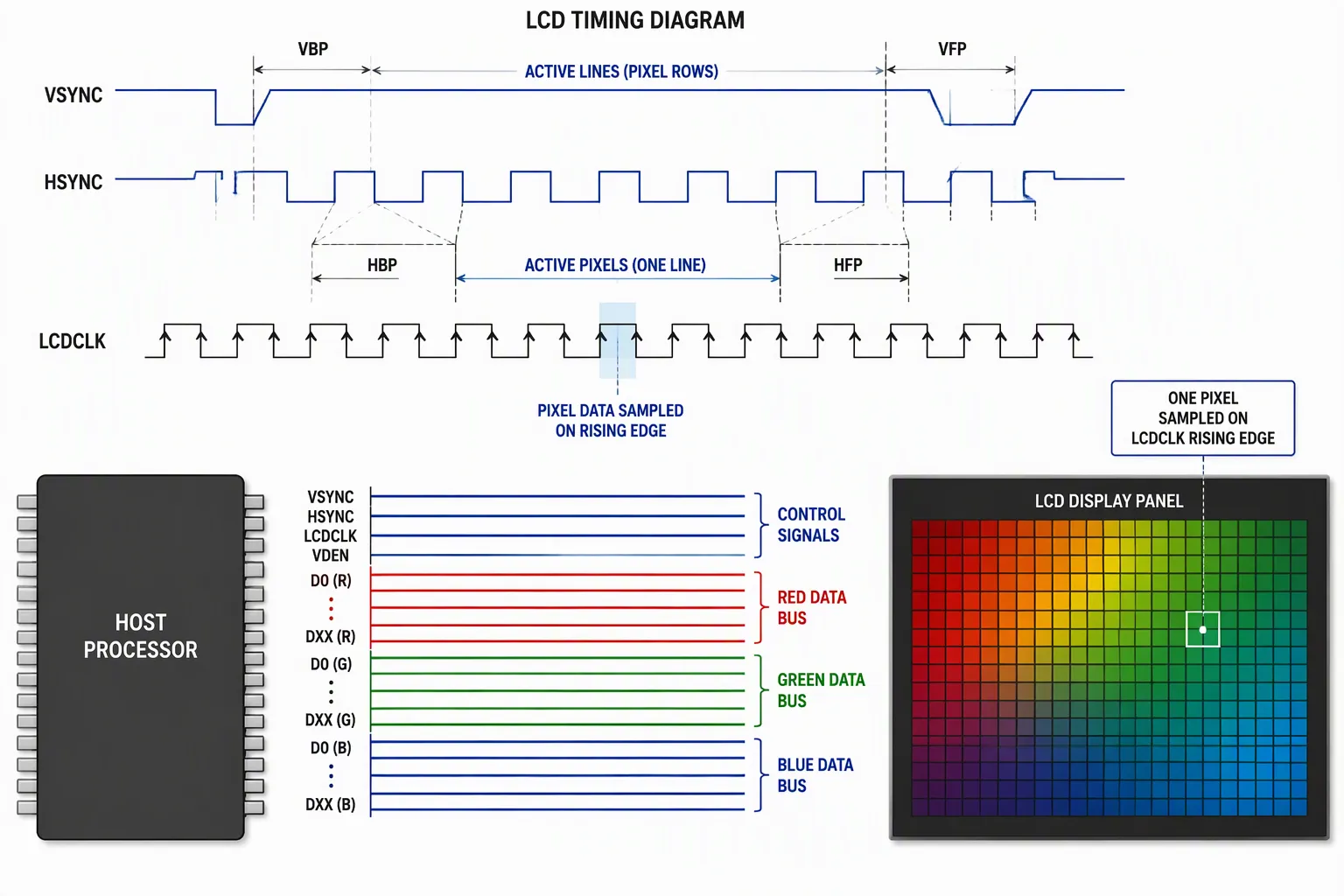 Parallel RGB Interface Signals