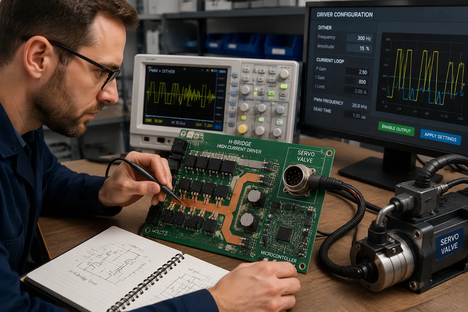 Servo-Controlled Actuators: Board-Level Design and Manufacturing
