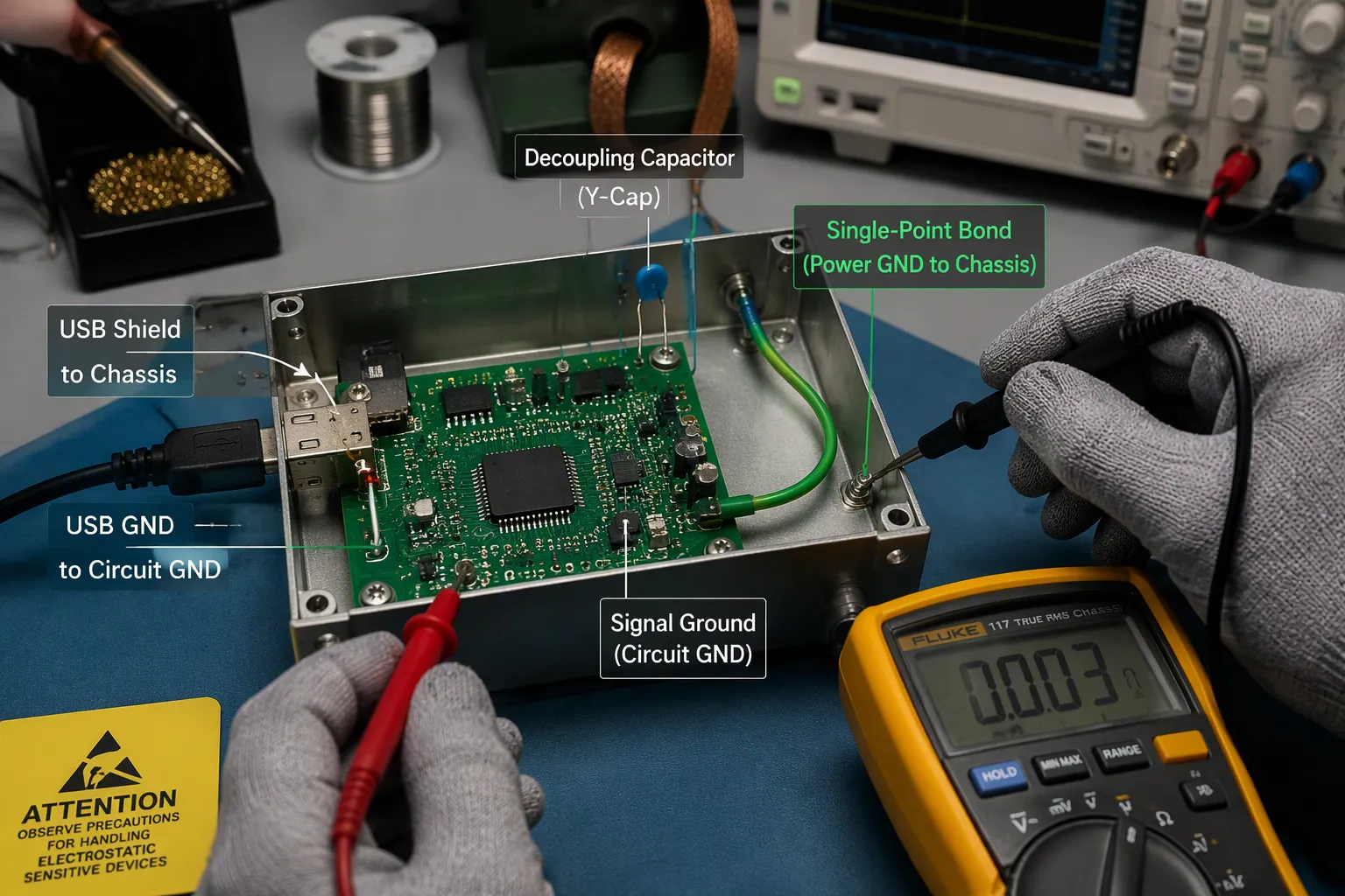Grounding Design for Surge Protection